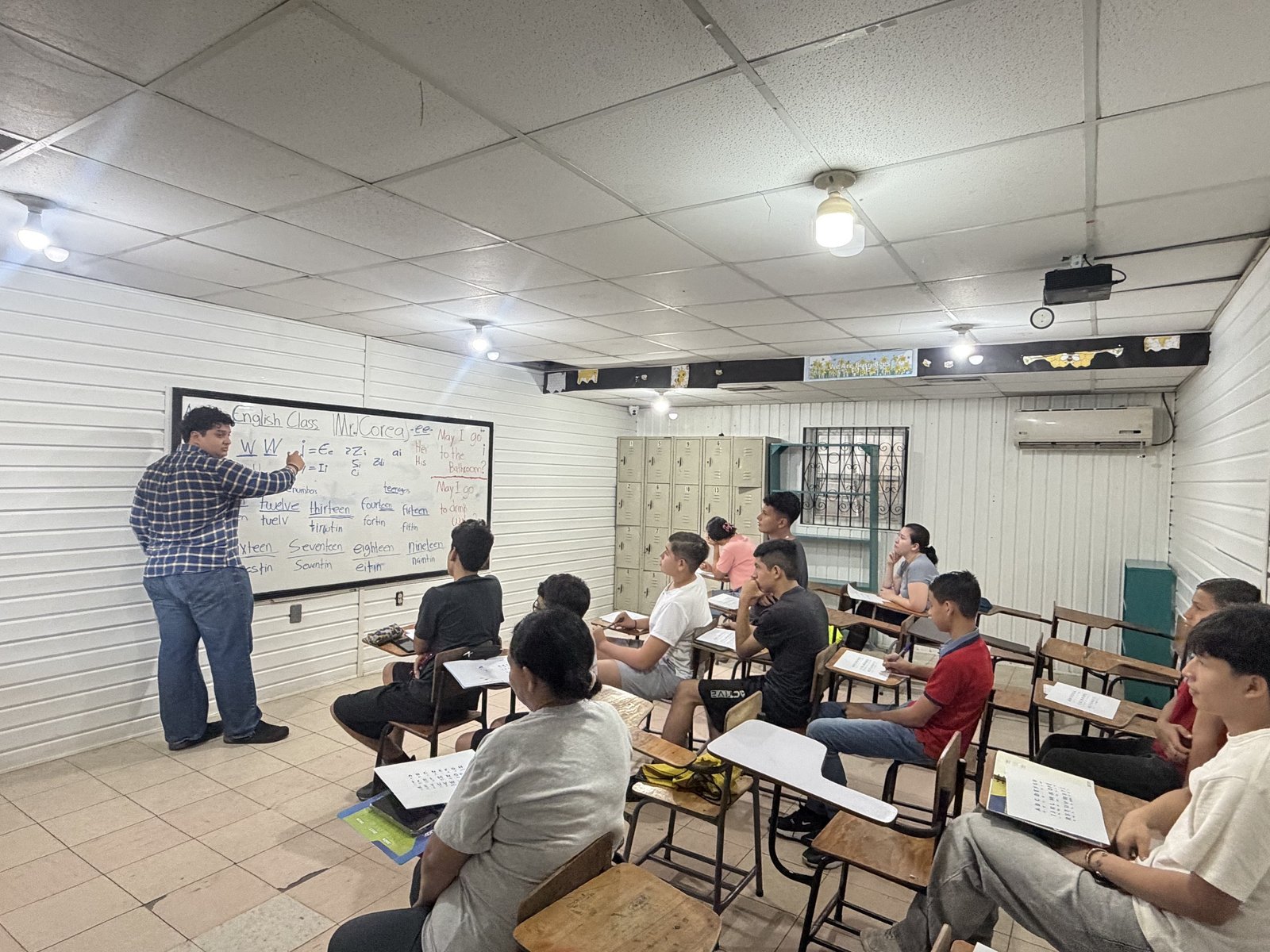 English classroom lesson